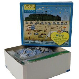 Nantucket Charles Wysocki 1000 Piece Jigsaw Puzzle Complete Seaside Resort